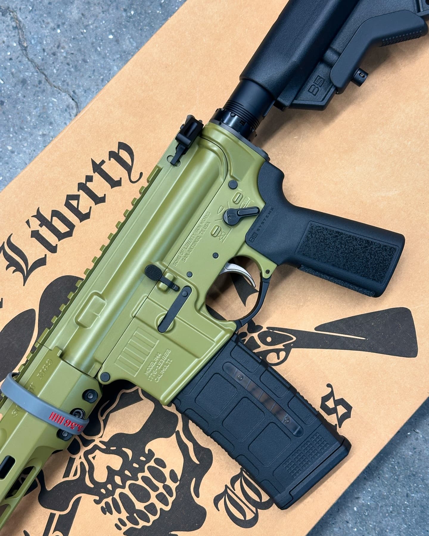 Sons Of Liberty Gun Works M4 89 finished in Bazooka Green 🤌🏼